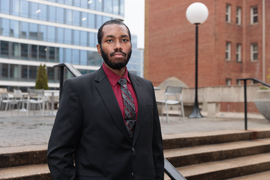 History doctoral candidate and U.S. Marine veteran A.J. Cade.