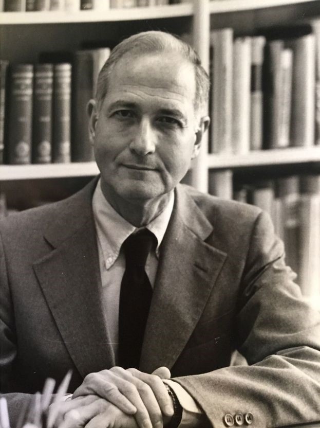 Black-and-white headshot of Howard M. Sachar