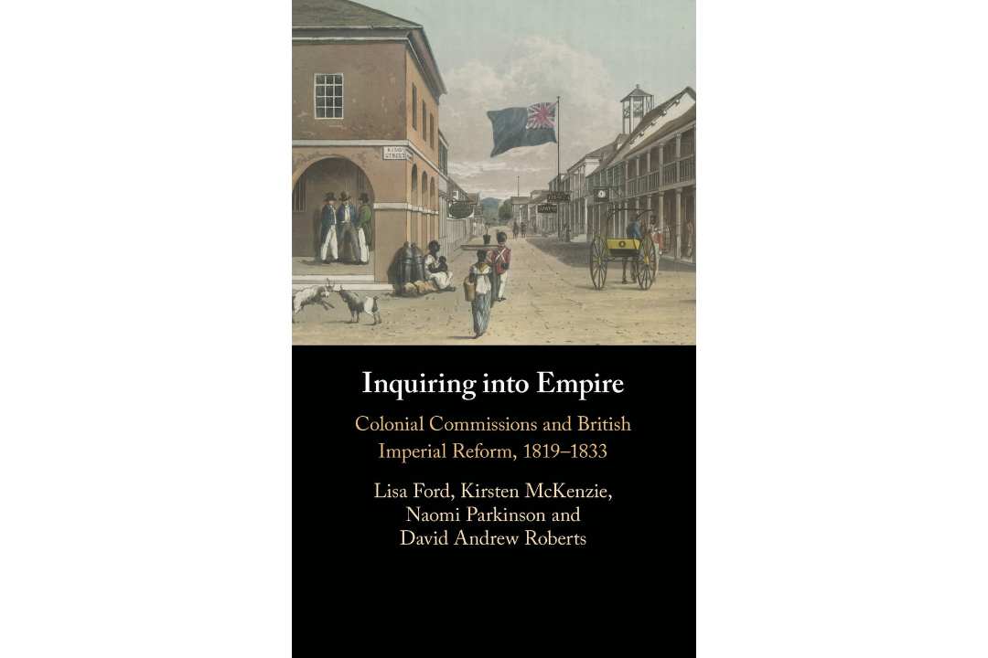 Book cover for Lisa Ford's book, Inquiring into Empire