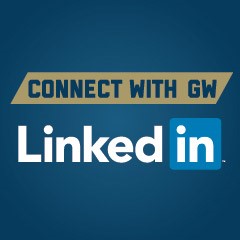 Connect with GW on LinkedIn graphic.