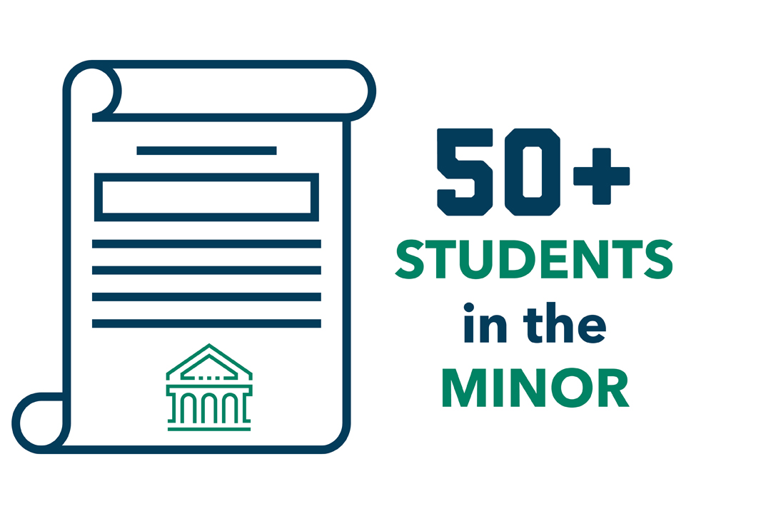 50+ students in the minor