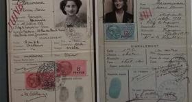 During World War II, Jews in France like Denise Bauman were required to carry identity cards. (Photos Courtesy Ashley Valanzola)